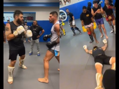 Alex Pereira Ko's Spar Partner Who Knows Little Fight