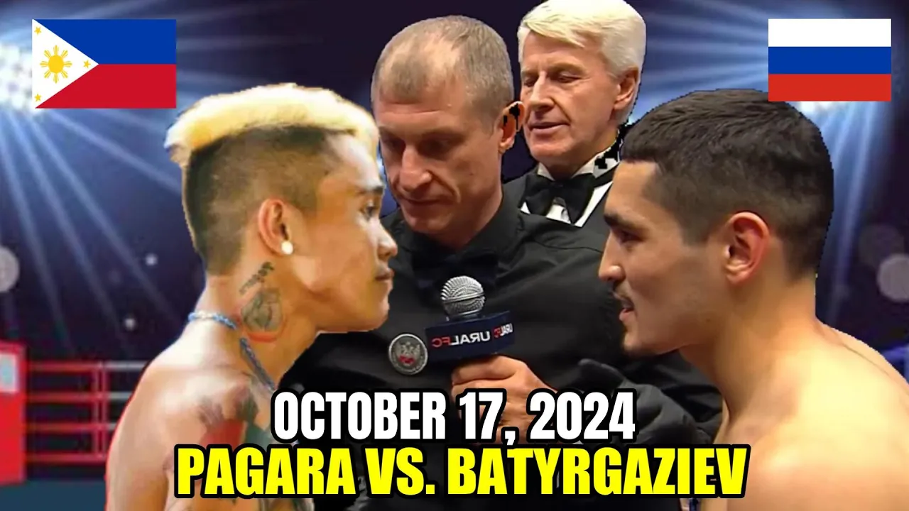 PAGARA vs BATYRGAZIEV OCTOBER 17 2024 | KALABAN BAGSAK TUMILAPON LUMUSOT SA RING! background