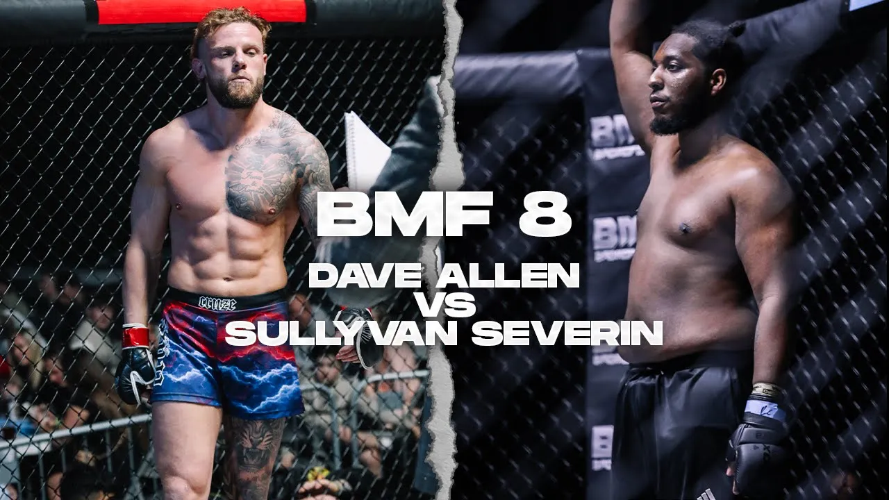 BMF 8 | Dave Allen vs Sullyvan Severin | Amateur Middleweight MMA | BADMOFO MMA