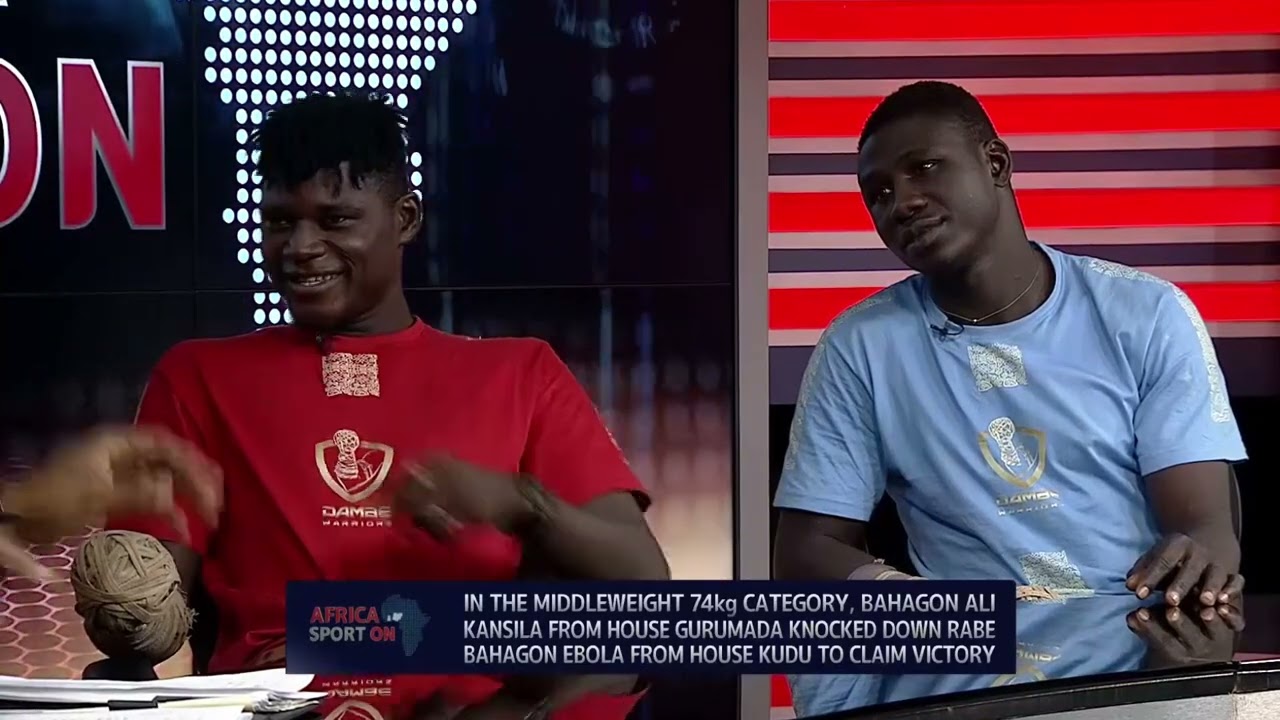 AFRICA SPORT ON MEETS DAMBE WARRIORS background