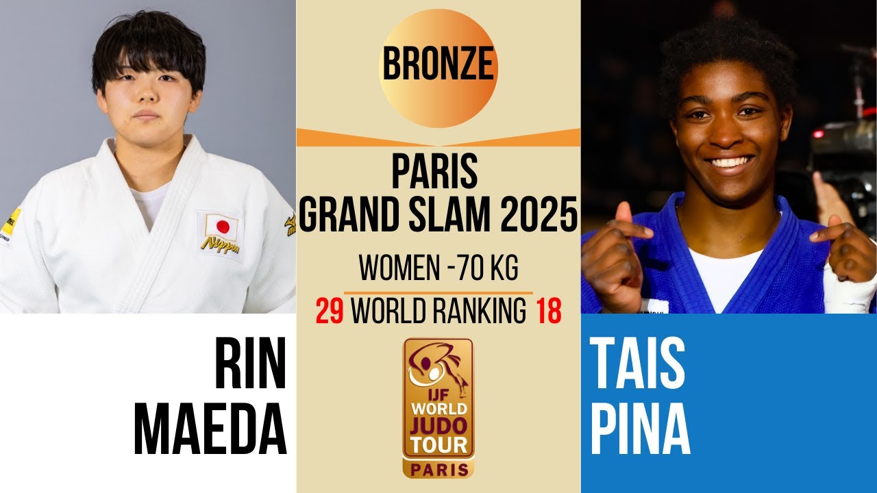 Rin MAEDA VS Tais PINA | PARIS Grand Slam 2026 | BRONZE -70 kg
