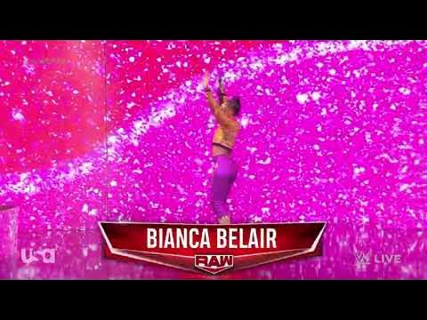 Becky Lynch Sasha Banks Charlotte Flair & Bianca Brawl - WWE Raw 10/11/21 (Full Segment) background