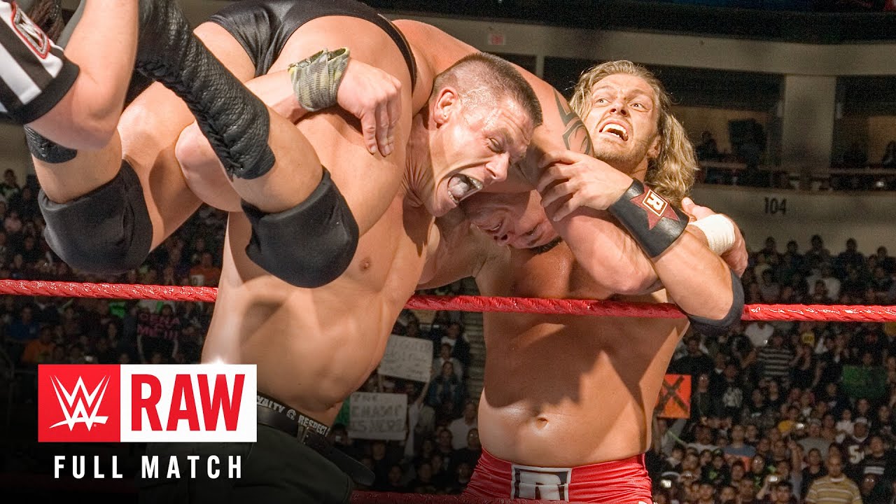 FULL MATCH: John Cena & Shawn Michaels vs. Rated-RKO - World Tag Team Titles: Raw, Feb. 26, 2007 background