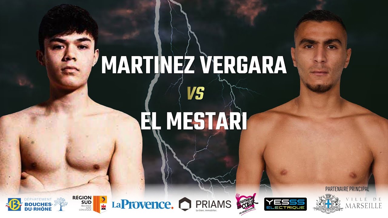 Wassim EL MESTARI vs Asier MARTINEZ VERGARA By #VXS #nuit_des_gladiateurs #ndg #marseille backdrop