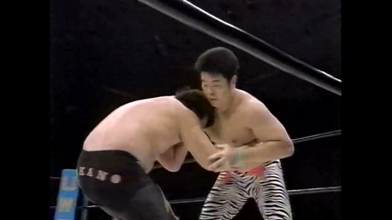 Tatsuo Nakano vs Yoji Anjo (Union of Professional Wrestling Force International 10-4-93) background