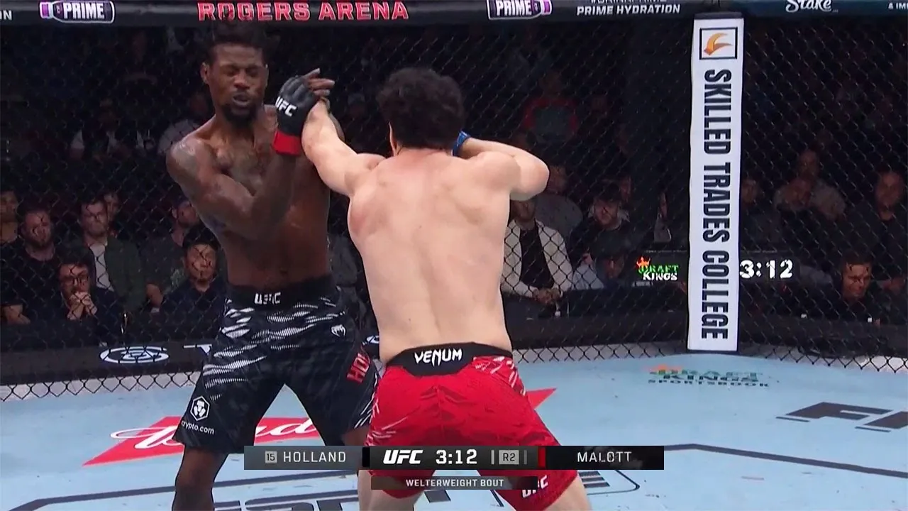 Kevin Holland vs Mike Malott Full Fight Recap UFC Vancouver background