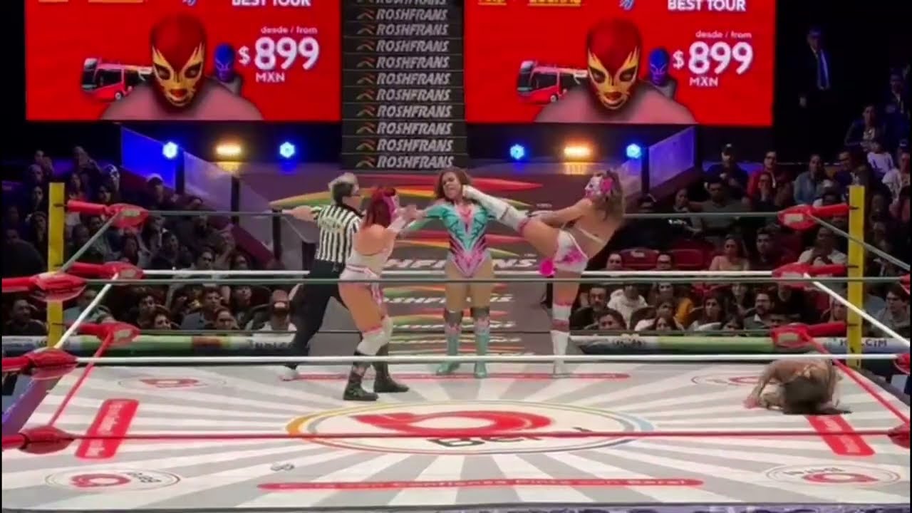 Lucha de amazonas: India Sioux y Princesa Sugehit ЁЯЖЪ Hera y OlympiA en la Arena M├йxico background