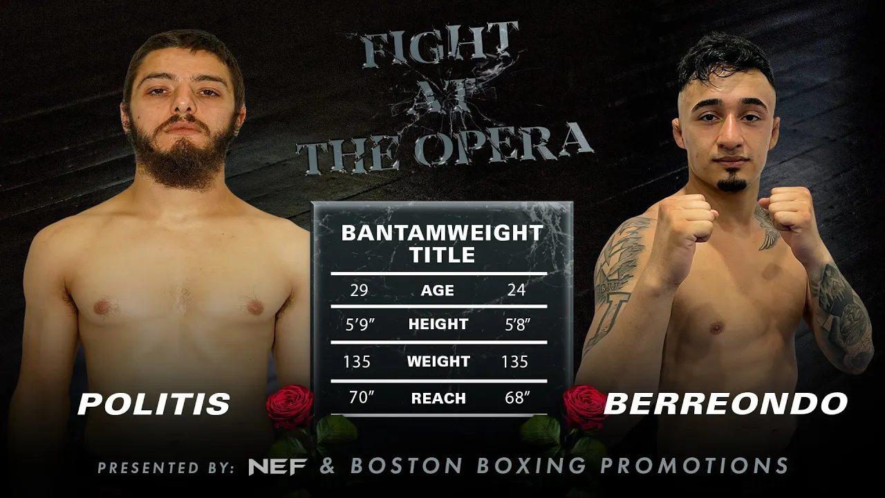 Teddy Politis vs. Marco Berreondo background