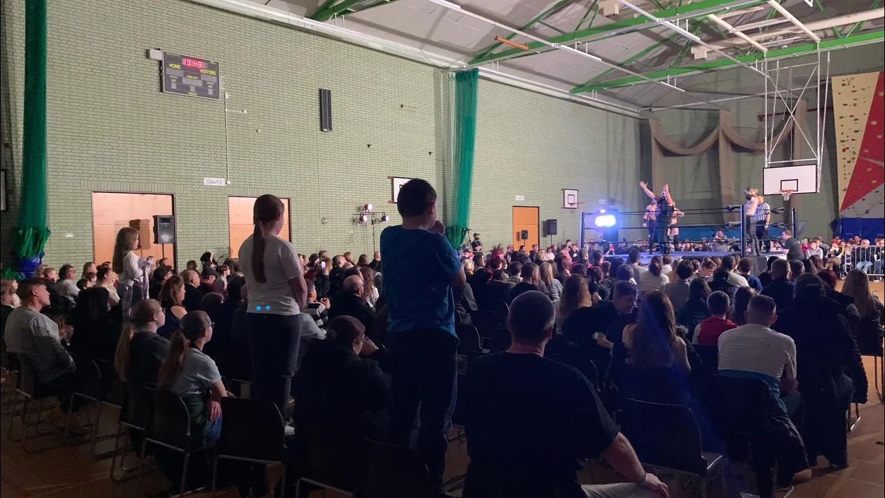 LETS AVE IT! Highlight VIDEO by Championship Xtreme Wrestling reel edit by Wrestling Hire #britwres background