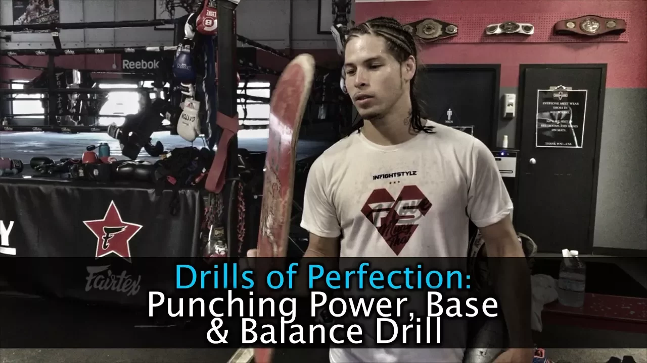 Create More Punching Power, a Good Base & Balance for Muay Thai, Boxing, and Kickboxing background