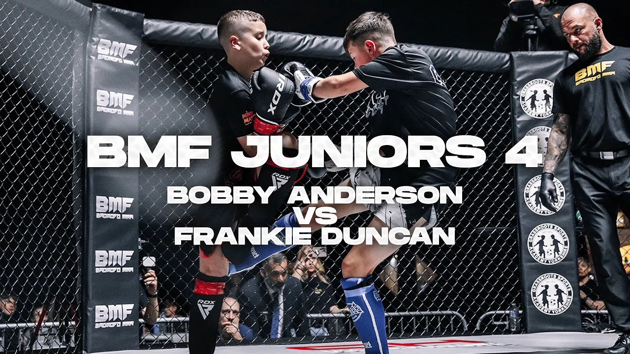 BMF Juniors 4 | Frankie Duncan vs Bobby Anderson | Junior Kickboxing | BADMOFO MMA background