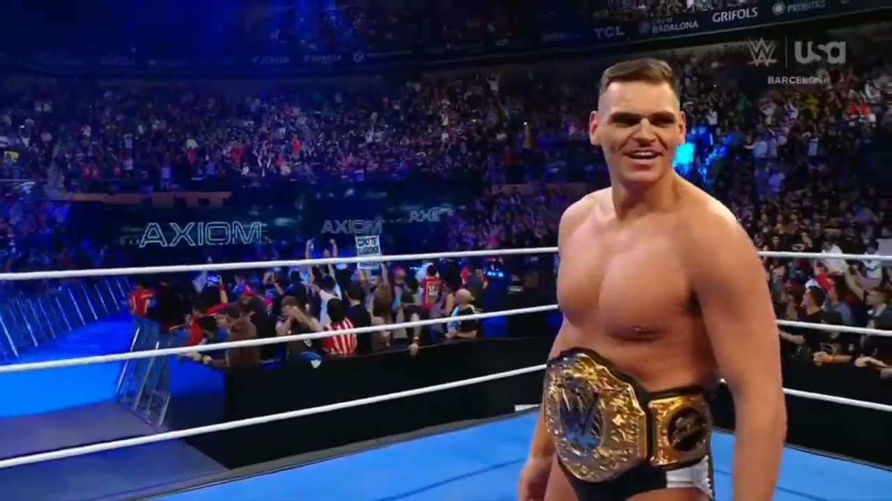 WWE SMACKDOWN GUNTHER VS AXIOM 03/14/25 background
