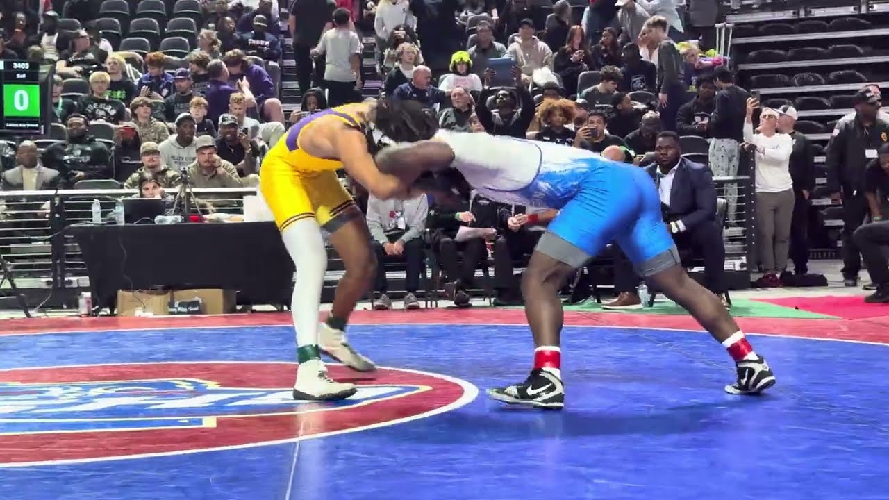 Brexton Bell Calvary Day vs Badesire Lubala Stephenson 175lbs 2026 GHSA 3A State Tournament Finals