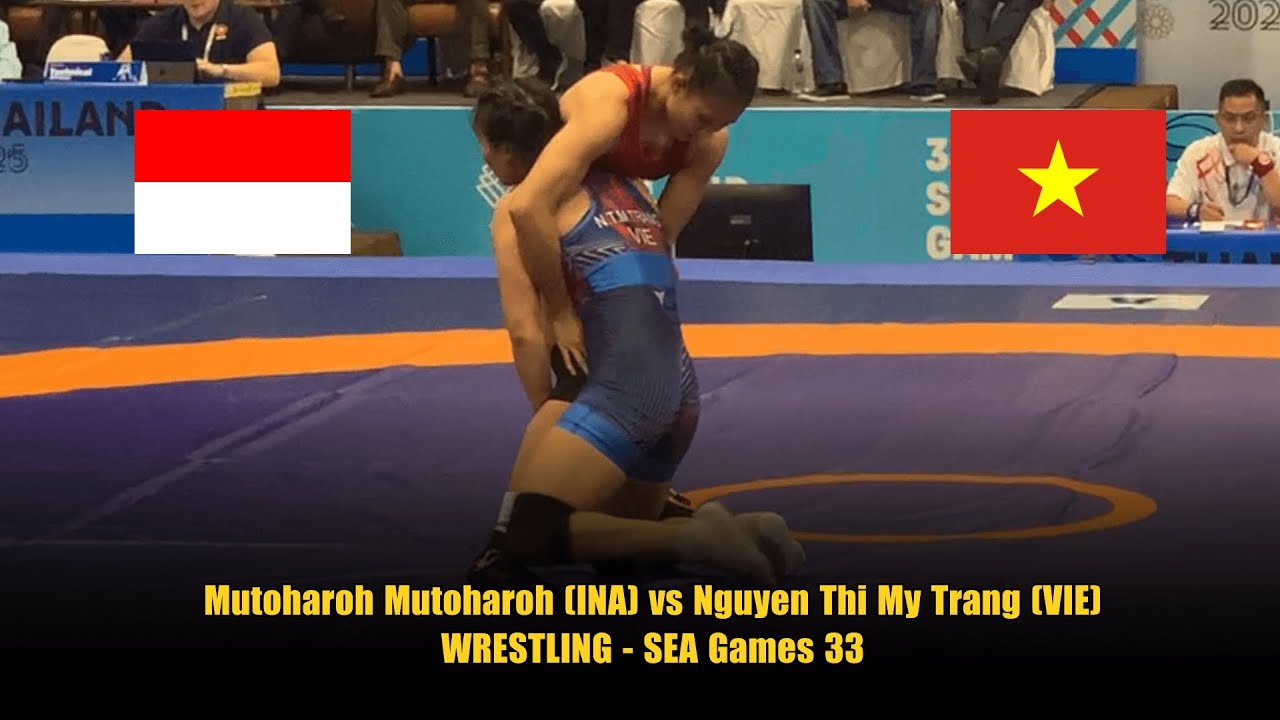 Wrestling Women’s Freestyle 57kg: Mutoharoh Mutoharoh (INA) vs Nguyen Thi My Trang (VIE)