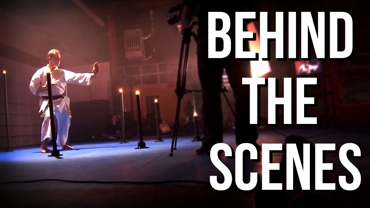 KARATE ON FIRE! | Behind The Scenes (NOT FAKE) — Jesse Enkamp background