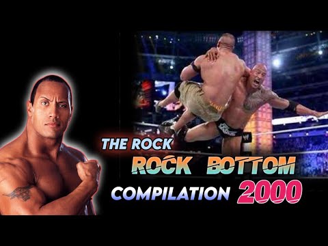 WWE The Rock Rock Bottom Compilation Old 2000 Year