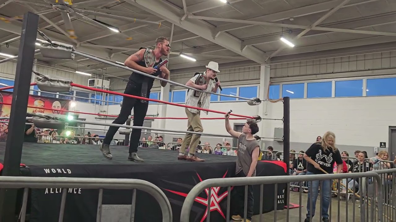 wwa bowling green ky 6 1 24 golden gods tag tittle celebration