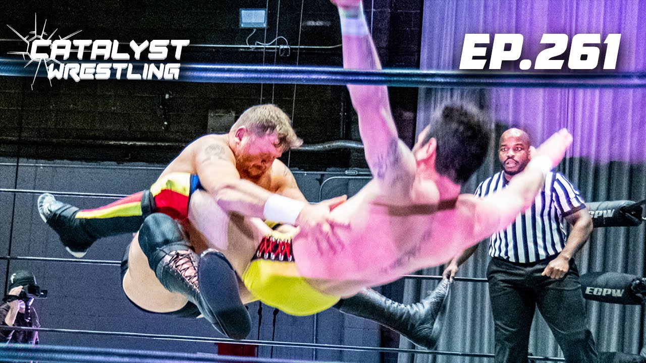 Catalyst Wrestling Ep. 261| NWA Champion Trevor Murdoch & Homicide vs Colby Corino & WB Legursky background