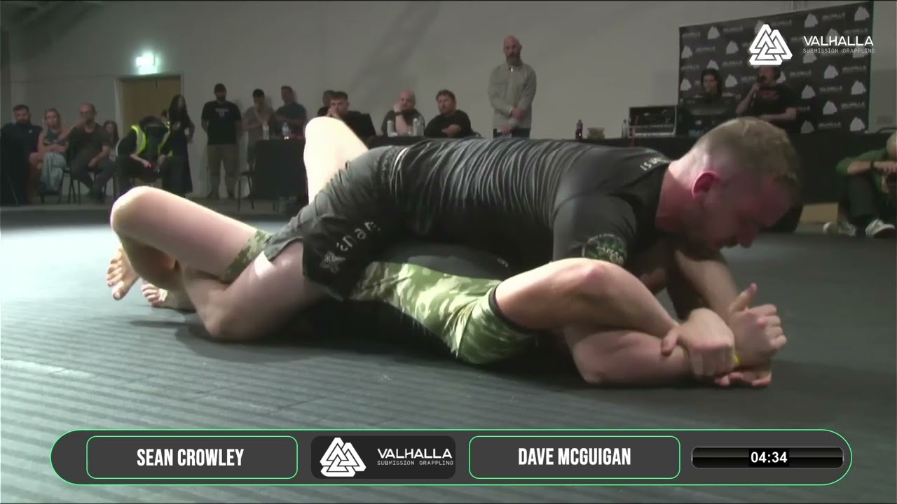 Sean Crowley VS Dave McGuigan - Valhalla Submission Grappling