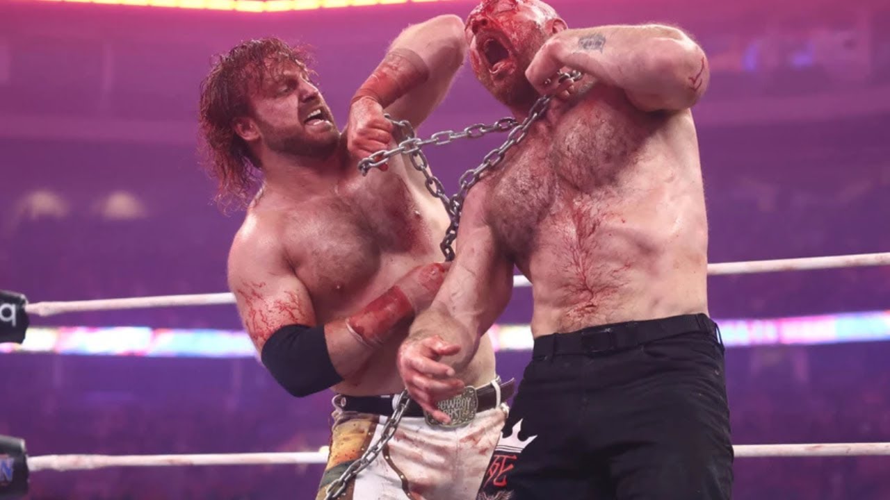 Jon Moxley vs Adam Page All In: Texas Highlights background