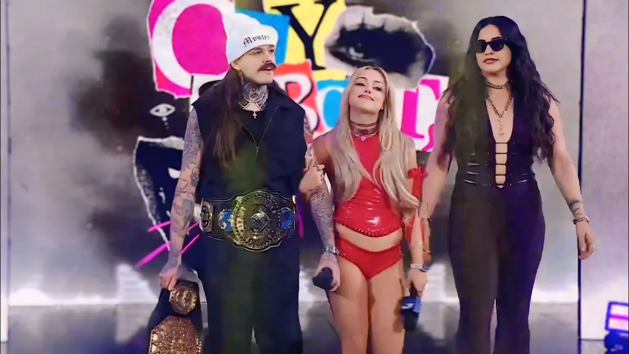 Liv Morgan Daminik and Raquel  #wwe #wrestlingfuture #livforever #livmorgan #wrestling