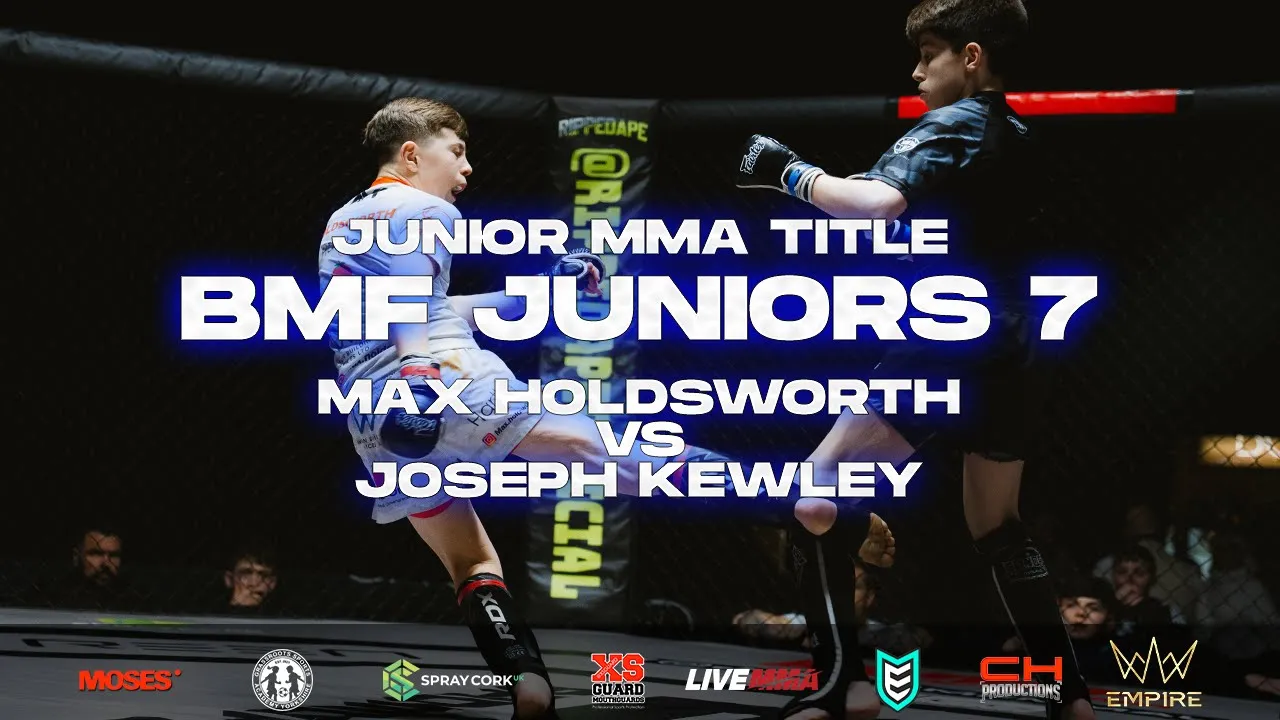 BMF Juniors 7 | Max Holdsworth vs Joseph Kewley | Junior MMA Title