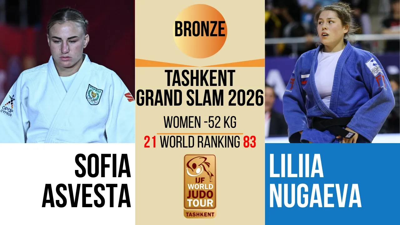 Sofia ASVESTA VS Liliia NUGAEVA | Tashkent Grand Slam 2025 | BRONZE -52 kg