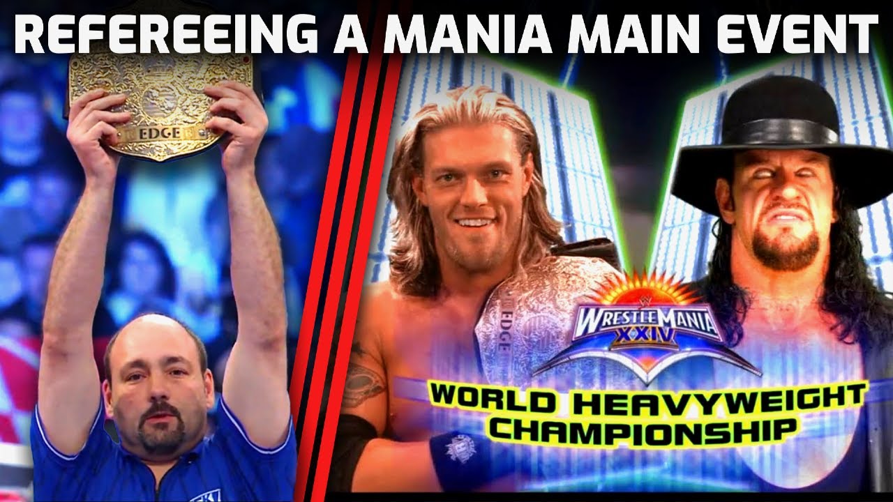 What's it like to referee a WrestleMania Main Event? Jimmy Korderas talks Edge vs. Taker WM24 background