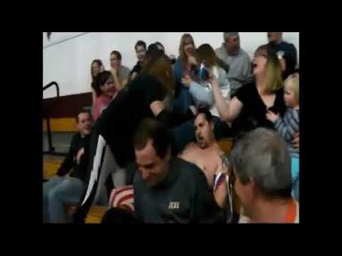 The "Maine State Icon" Ryan Michaels Colson vs. "Captain Freedom" Abe Alley backdrop