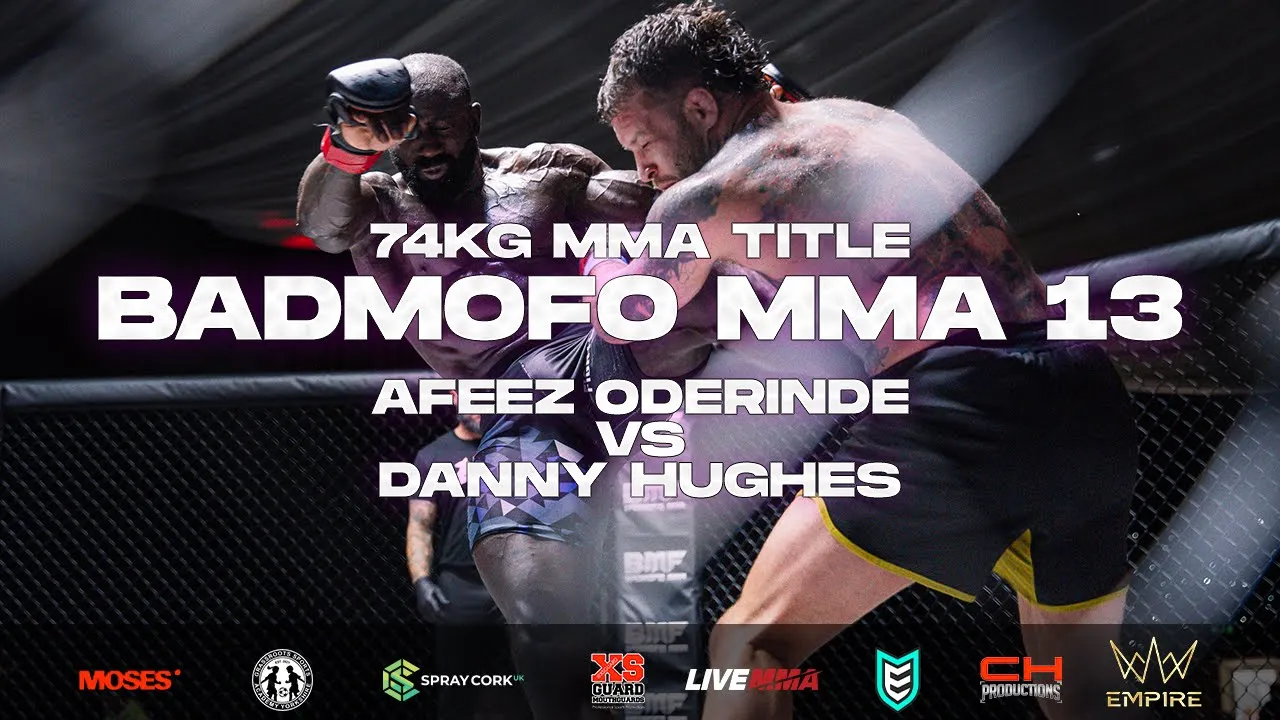 BMF 13 | Afeez Oderinde vs Danny Hughes | Amateur Super Lightweight MMA Title