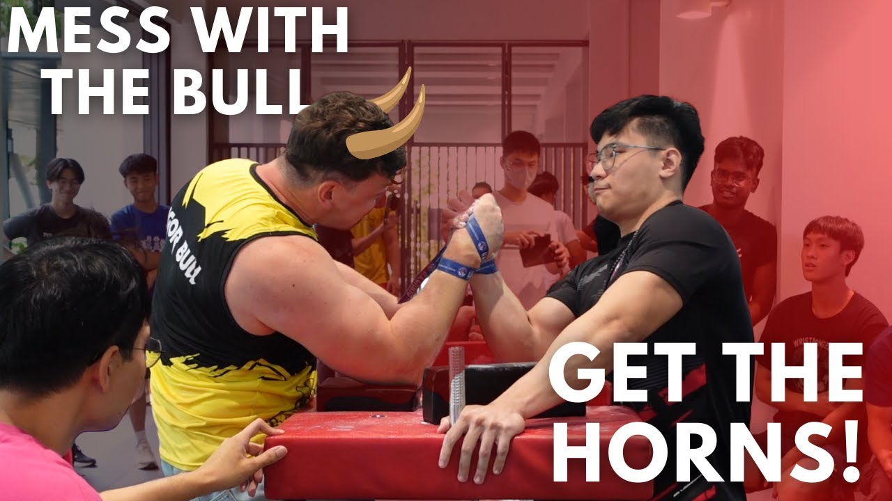 Ervin Wong vs Igor Bulgakov | Junior Armwrestling Singapore Gathering 2025 background