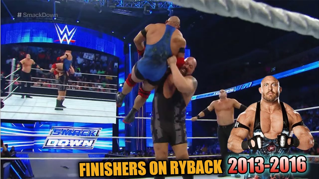 WWE ALL FINISHERS  ON RYBACK 2013 TO 2016 HIGHLIGHTS