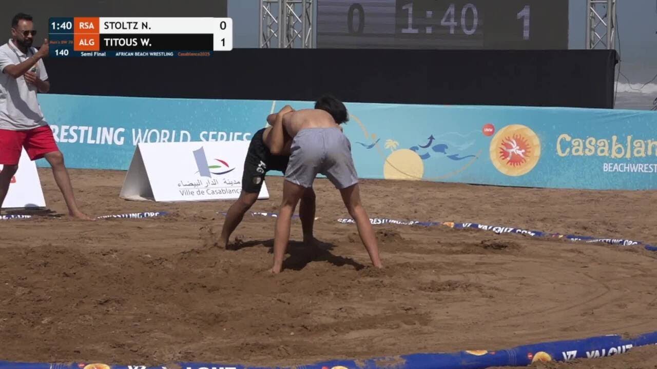 Nathan Lee STOLTZ (RSA) vs. Watik Aymen TITOUS (ALG) • Semi Final • Men's BW 70Kg