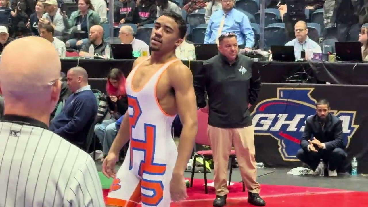 Antoine Glasgow Parkview vs Jamaal Coppedge Camden 165lbs 2025 GHSA 6A State Tournament Finals