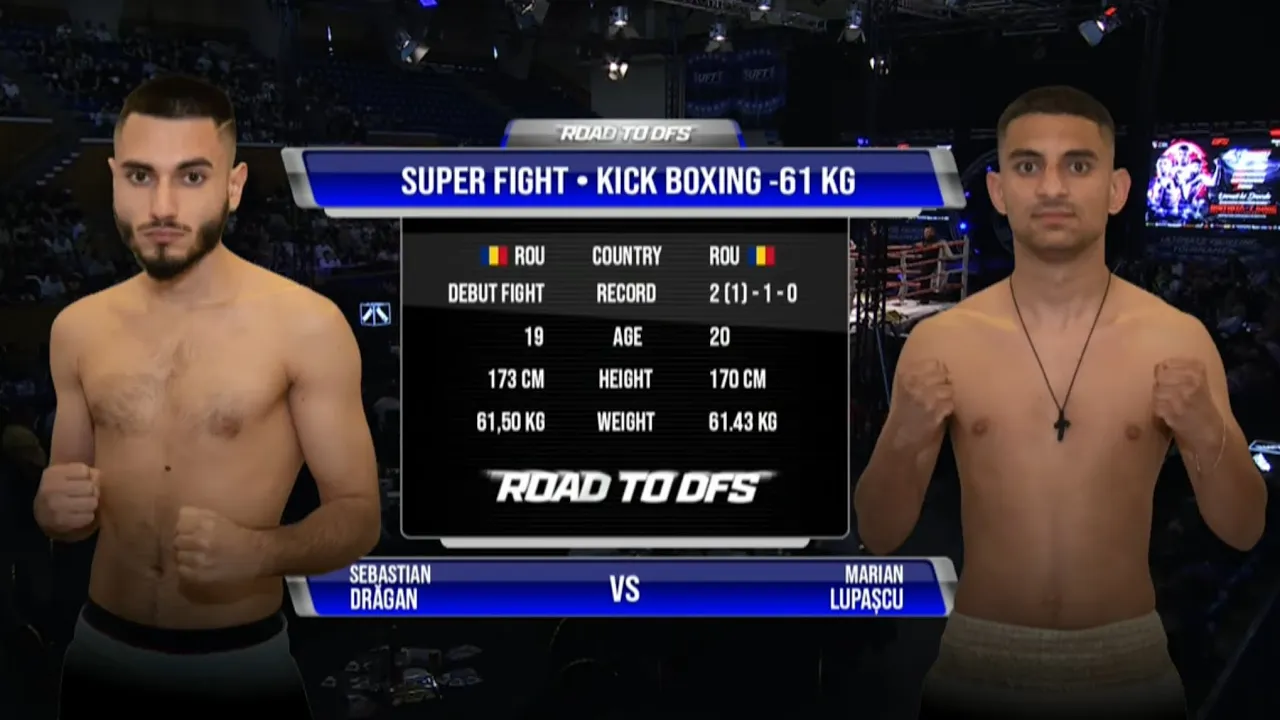 Road to DFS Cluj - Marian Lupașcu vs Sebastian Drăgan backdrop