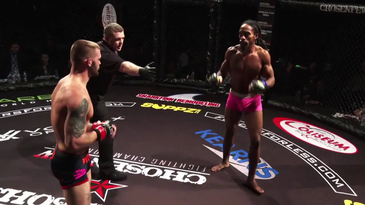 Chosen Few Fighting Championship Rodney Alexander vs Devon Seitz backdrop