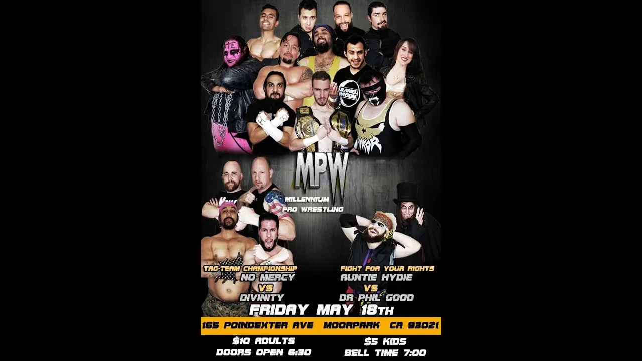 Friday Nights at the MPW Arena - Daniel Moon challenges Danny Divine - May 18, 2018