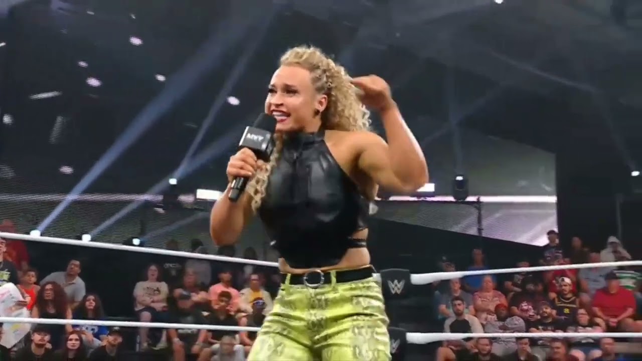 WWE NXT KALI ARMSTRONG VS KARMEN PETROVIC 07/15/25 background
