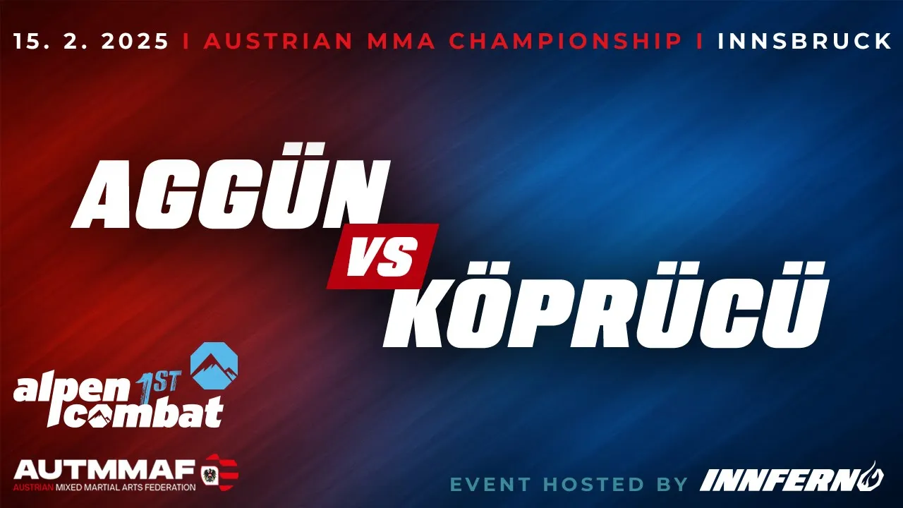 Free MMA Fight | Aggün Güray VS Rodin Köprücü | Austrian MMA Championship | Alpen Combat 1