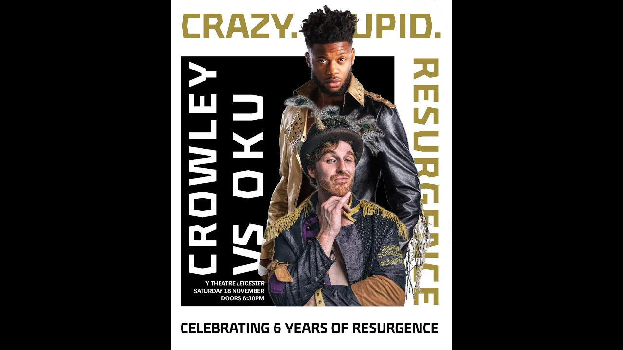 FREE MATCH Charles Crowley Vs Michael Oku. Wrestling Resurgence 6th Anniversary background