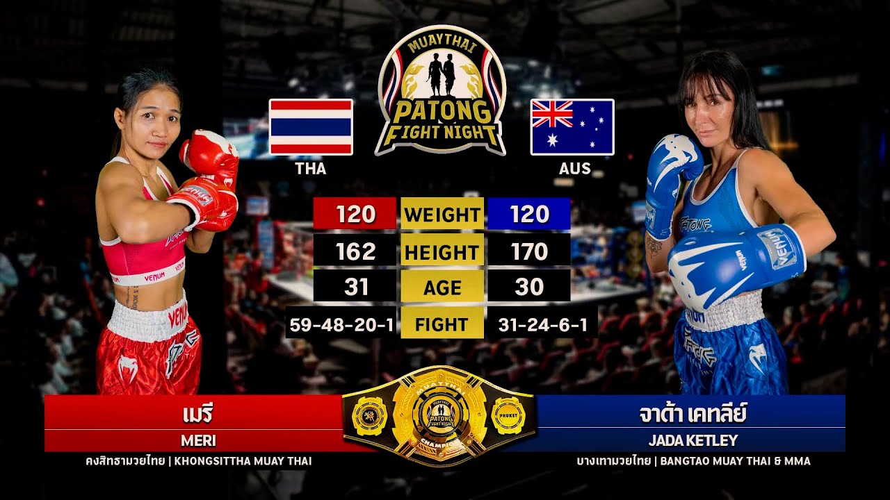 MERI KHONGSITTHA MUAYTHAI VS JADA KETLEY PATONG FIGHT NIGHT 19 JUNE 2025 backdrop