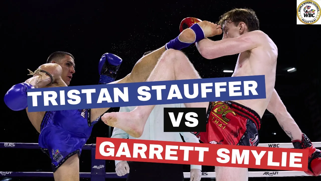 Garrett Smylie vs Tristan Stauffer Amazing Muay Thai Fight Night 2