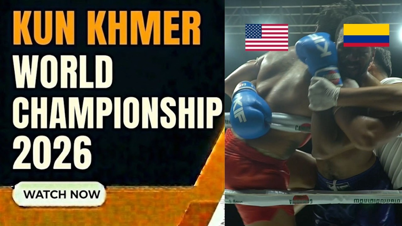 KUN KHMER WORLD CHAMPIONSHIP: Rrom Samnang (Combodia) vs Juan Jacksion (USA)