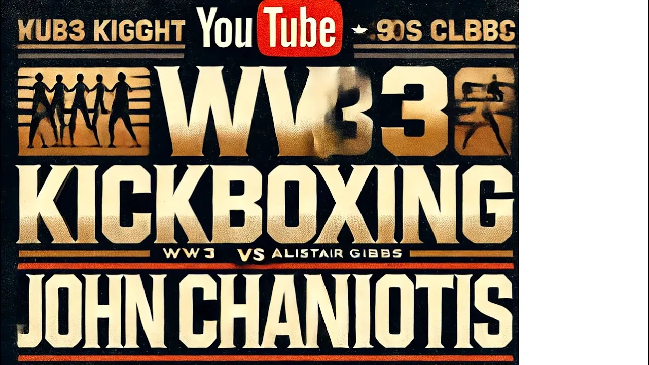 John Chaniotis vs Alistair Gibbs | WW3 Kickboxing