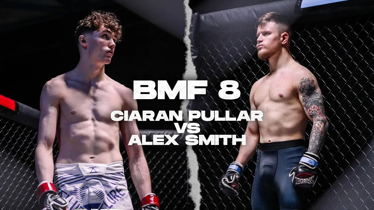 BMF 8 | Ciaran Pullar vs Alex Smith | Amateur Bantamweight MMA | BADMOFO MMA backdrop
