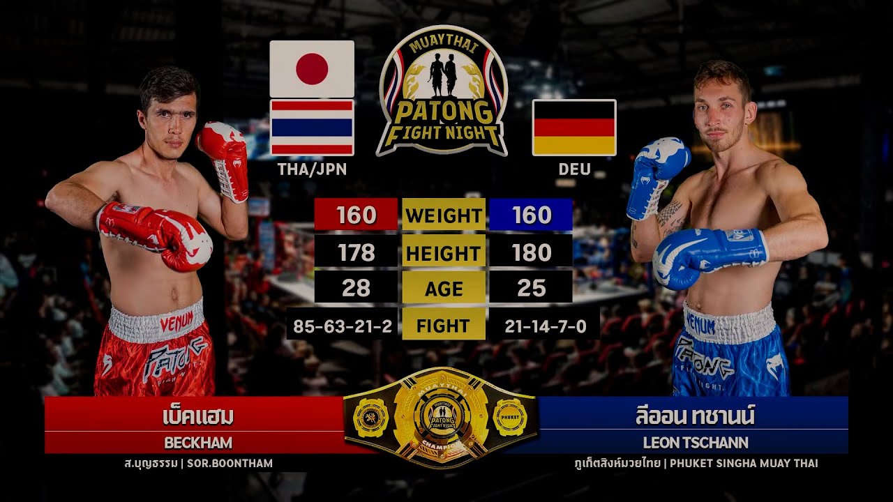 BECKHAM SOR.BOONTHAM VS LEON TSCHANN PATONG FIGHT NIGHT 12 JUNE 2025
