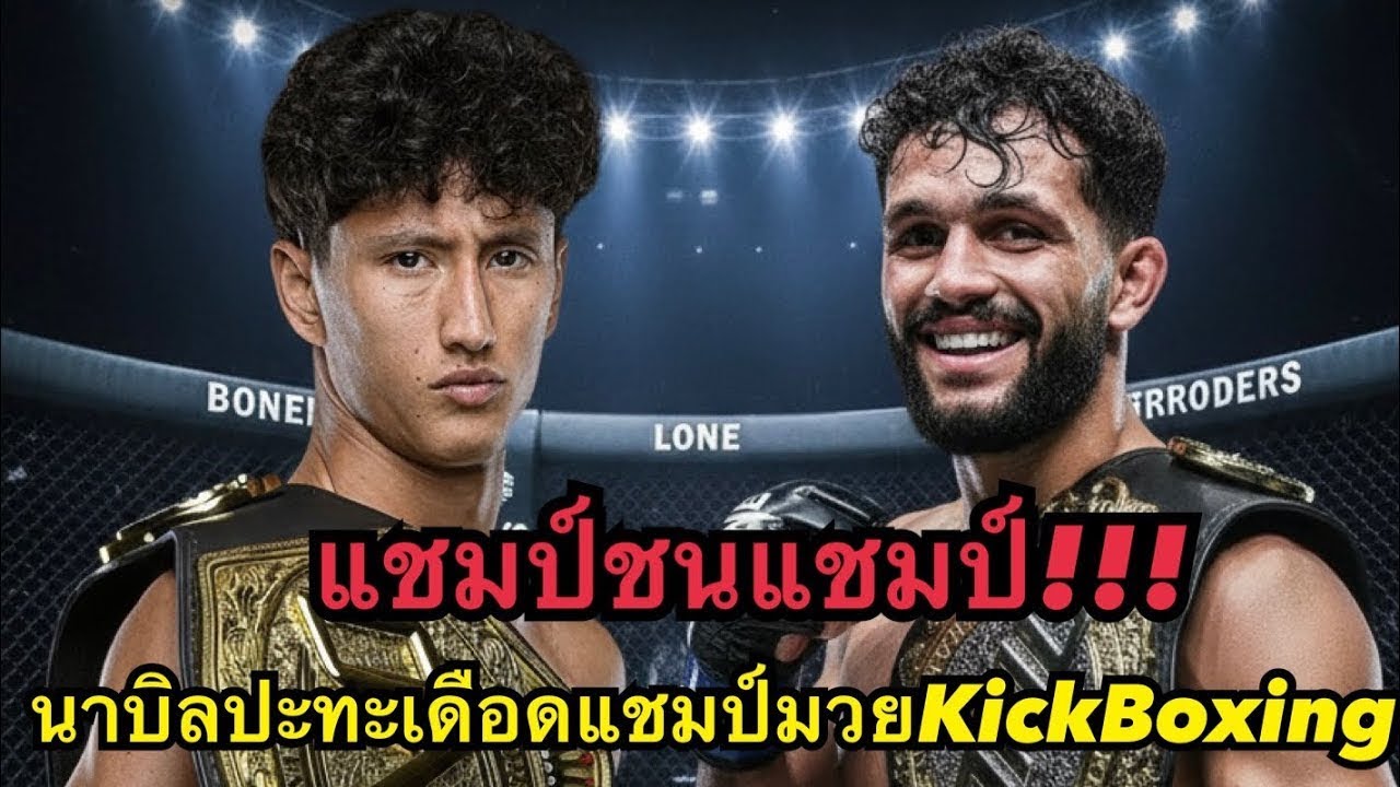 แชมป์ชนแชมป์ นาบิลปะทะเดือดแชมป์มวยKickBoxing โคตรมันส์ อิเลียส เอ็นนาฮาชิ VS นาบิล อานาน 