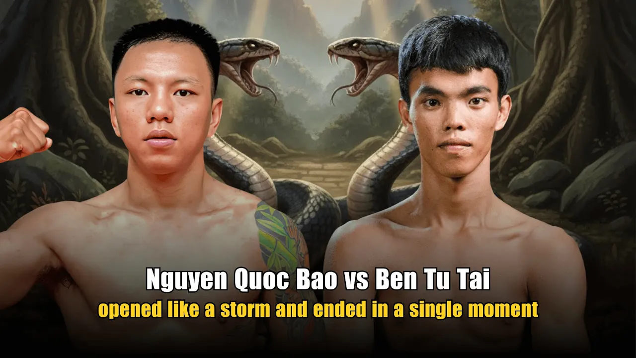 Nguyen Quoc Bao vs Ben Tu Tai – A lightning-fast clash with a surprising TKO victory