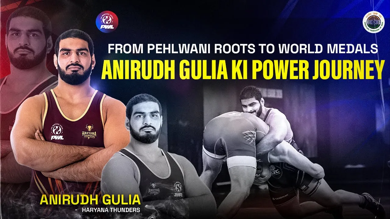 Anirudh Gulia Wrestling Journey 🔥 | From Pehlwani Roots to Asian & World Stage | PWL 2026#pwl2026