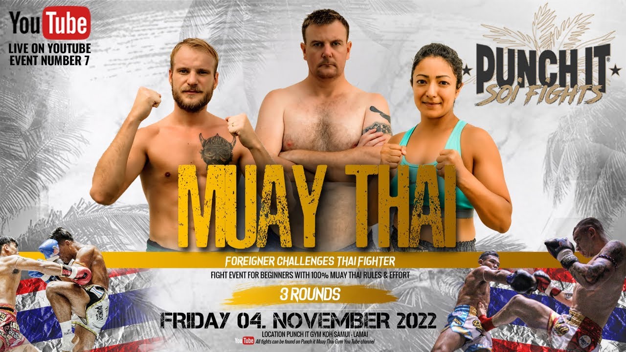 Muay Thai Fights - Punch it Soi fight edition #7 background